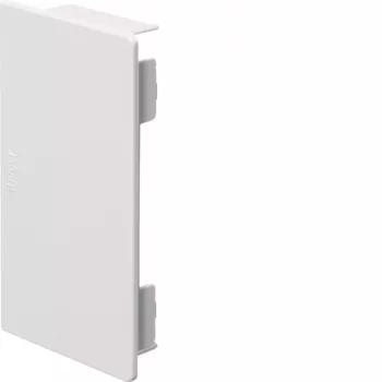 HAGER End Cap LF6011069016 60x110mm Traffic White (RAL 9016) for Tehalit LF Cable Trunking