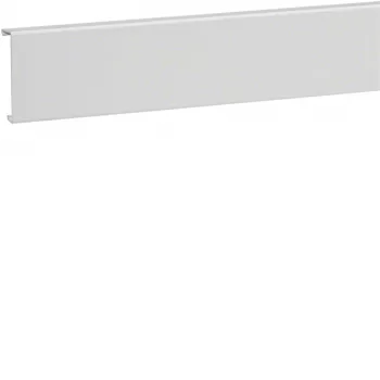 Hager SL2008029016 Grīdlīstes kanāla vāks PVC 20x80mm Tīri balts RAL 9010