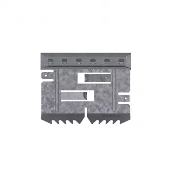 Hager BRS651309 Savienotājpāris kopnes sadales sistēmai 65x130 mm, cinkots tērauds