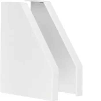 Hager End Cap for RK 230 L 2320 Pure White Pair