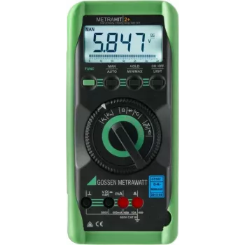 GMC Instruments METRAHIT 2+ Digitālais Multimetrs 6000 Cipari True RMS CAT III 600V / CAT II 1000V
