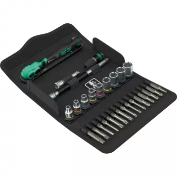 Wera 8100 SA 14 Zyklop Comfort uzgriežņu atslēgu komplekts 1/4 inch piedziņa, 14 daļas