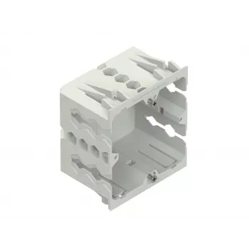 NIEDAX GDM 50-1 VW ierīču uzstādīšanas kārba 1 vietas tīri balta RAL 9010 poliamīds 50mm