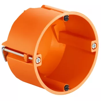 Kaiser Elektro 9068-01 Dobu sienu ierīces kārba Ø 68 mm, dziļums 47 mm, oranža