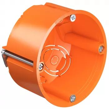 Kaiser Elektro 9063-02 Dobu sienu montāžas kārba 68 x 49 mm Oranža