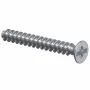 KAISER ELEKTRO 2472-25 Ierīces skrūve M3.5 x 25 mm, cilindriska galva, šķēlums, tērauds, cinkota, sudraba krāsa, 1 gab.