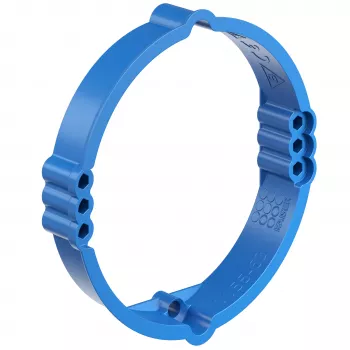 Kaiser Elektro Iemontējamais Ģipša Kompensācijas Gredzens 12 mm 1155-63UP1 2x3 Skrūvju Kupoli