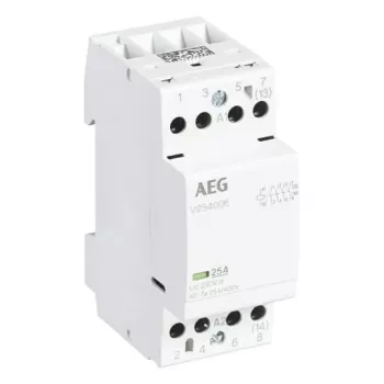 BUSCH-JAEGER AEG Instalācijas kontaktors VI254006230V 25A 4 NO 230V AC