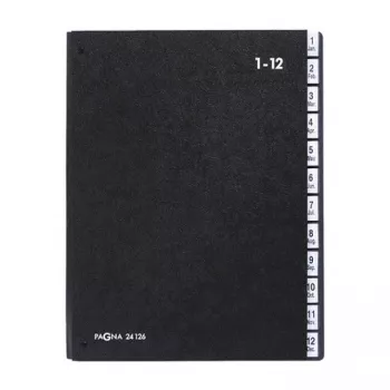 PAGNA Classic 44 Compartment Desktop Organizer - A4 - Black - Portrait - 265 x 55 x 340 mm
