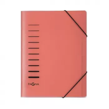 Pagna Expanding File 6 Compartments Red