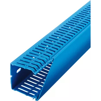 LICATEC Kabeļu kanāls B80xH80 7533-1 Drošības zils