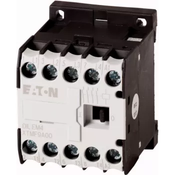 Eaton DILEM-4-230 Mini Contaktors, 230 V AC, 4 kW, 3-Pole, 1 NO Palīgkontakts, Skrūvju Spailes
