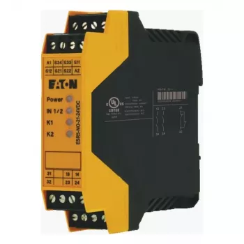 EATON ESR5-NO-21-24VDC Drošības relejs Avārijas apturēšana 24V DC 2NO+1NC DIN sliede