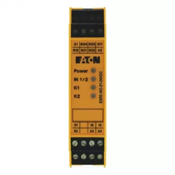 EATON ESR5-NO-21-24VDC Drošības relejs Avārijas apturēšana 24V DC 2NO+1NC DIN sliede