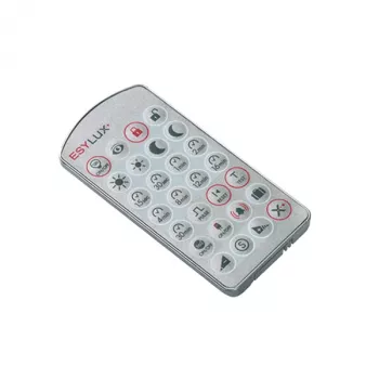 ESYLUX EM10016004 Spiedpoga - Sudraba - 1-vietīga - Iegremdēta - Momentāna