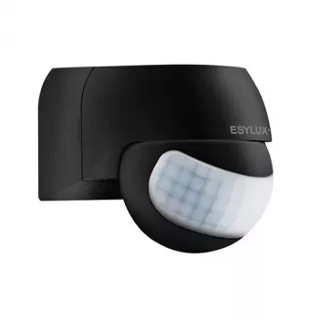 ESYLUX MD 180 Basic Vadu PIR kustību detektors 180° 12m Melns IP44 2,5m