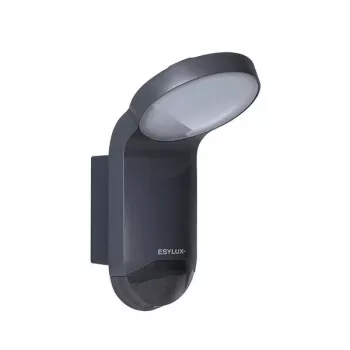 ESYLUX WILMA WL 100 OP LED āra prožektors 1000lm 4000K IP65 grafīts ar PIR kustības sensoru