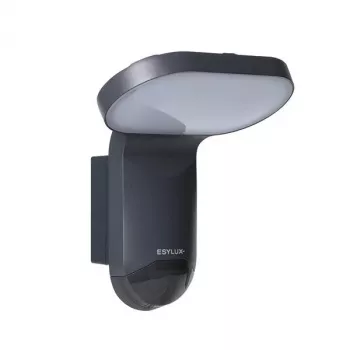 ESYLUX WILMA WL 200 OP MD 1600lm 4000K Graphite Outdoor Wall Light with PIR Motion Detector