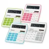 Genie Genius 840 Desktop Calculator - 10 Digits - 1 Line - Battery/Solar - Pink/White