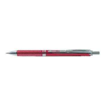 Pentel EnerGel Sterling BL407B šķidrā gēla tintes lodīšu pildspalva, 0,7 mm, melna, izvelkama, metāla korpuss