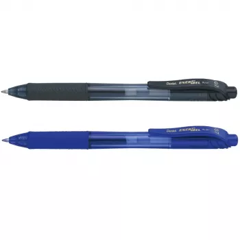 Pentel EnerGel-X BL107 Gēla pildspalva 0,35 mm Īpaši smalka, dažādu krāsu tintes, 4 iepakojumā