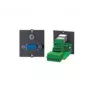 Bachmann Modular Faceplate Snap-In - HD-15 VGA Coupler Black