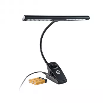 K&M 12295 Notu Pults LED Gaisma ar Dimmeru, Melna