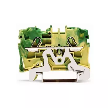 WAGO 2004-1207 2 vadītāju zemējuma spailes bloks, 4 mm²