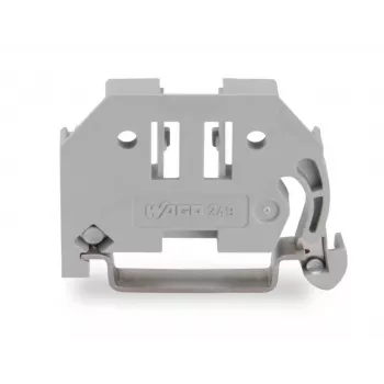 WAGO 249-116 Spailu bloka vāciņš, pelēks, 6 mm x 45 mm x 28,2 mm, 1 gab.