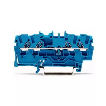WAGO 2002-1404 4-vadu caurejošais spailes bloks, 2,5 mm²