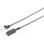 S-IMPULS USB-C to RJ45 Gigabit Ethernet Adapter Cable 15m Black
