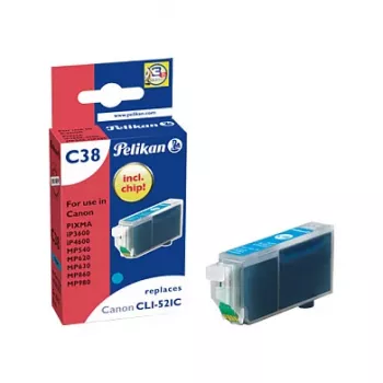 Pelikan tintes kasetne Canon CLI-521C Cyan