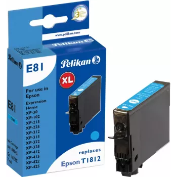 Pelikan saderīga tintes kasetne Epson T1812 ciāna 4,6ml 180 lpp.