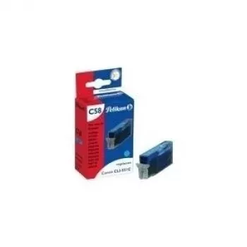 Pelikan saderīga tintes kasetne Canon CLI-551C XL ciāna augstas ražības 11ml