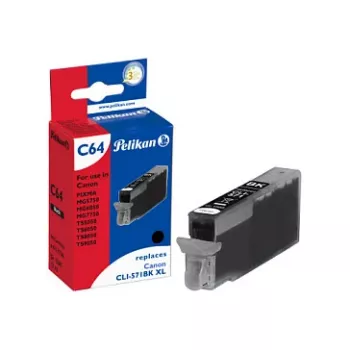 Pelikan tintes kasetne Canon CLI-571BK XL Black High Yield 11,5 ml