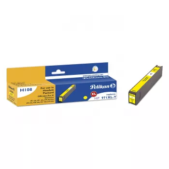 Pelikan saderīga tintes kasetne HP CN628AE (Dzeltena, Augstas ietilpības) - 107 sērija