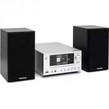 TechniSat Viola 710 CD IR interneta radio ar DAB+, FM, CD atskaņotāju, Bluetooth, Wi-Fi, melns