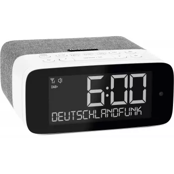 TechniSat DigitRadio 52 ASA DAB+/UKW Bluetooth Radio Grey/White