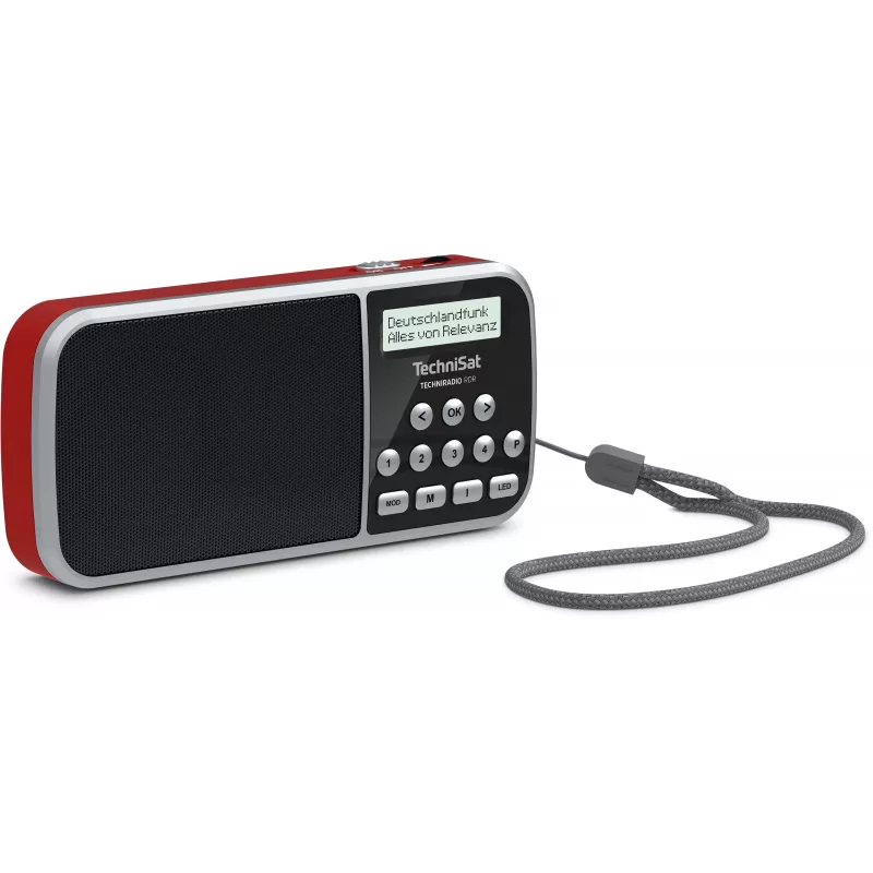 TechniSat TechniRadio RDR DAB+ FM Portable Radio Red