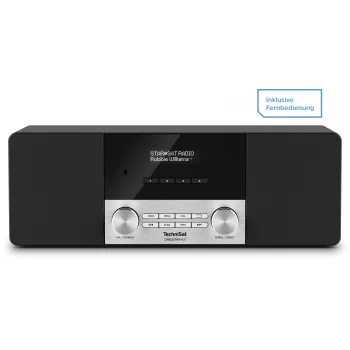 TechniSat CABLESTAR 400 DAB+ Radio ar Bluetooth, 2 x 10W, Melns