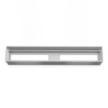 Kindermann Module Panel for 6 Plates - Silver Aluminium 2U