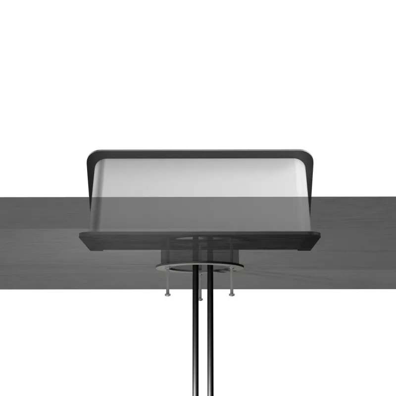 Kindermann CablePort desk² 80 4-kārtīgu galda strāvas modulis, melns