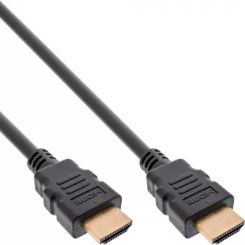 Kindermann HDMI 2.1 kabelis, 2m (St/St) - Ethernet - Melns (K-17902A)