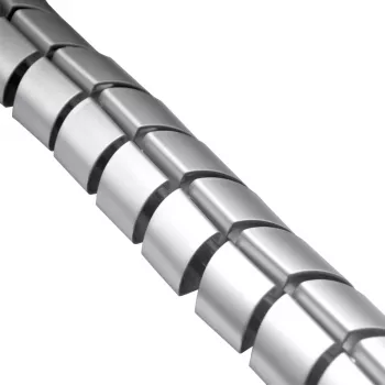 Kindermann Cable Management Channel 1m Silver