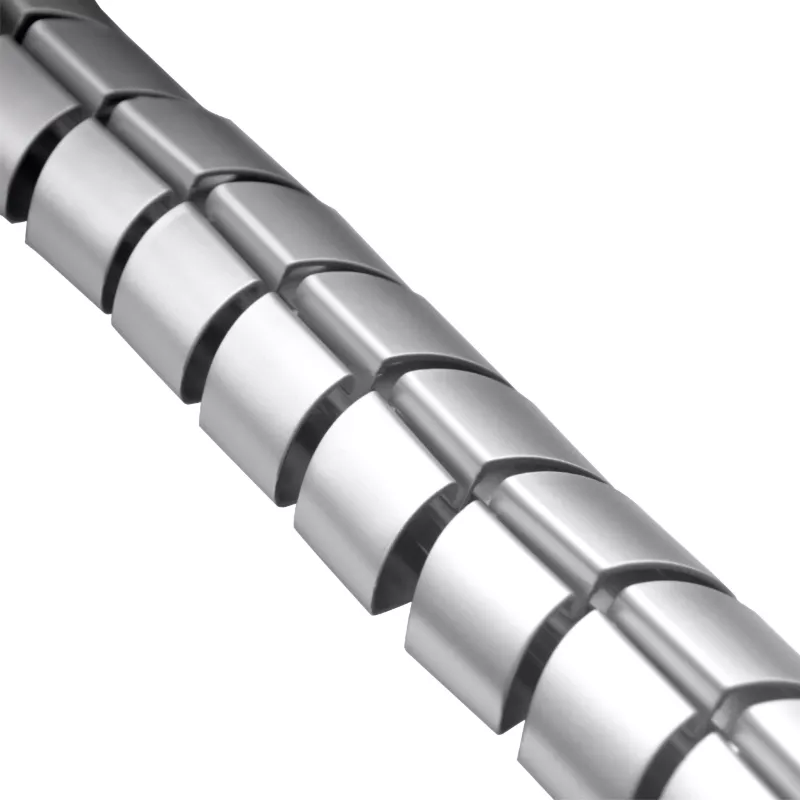 Kindermann Cable Management Channel 1m Silver