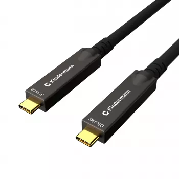 Kindermann USB-C AOC Full Feature Cable 8m St/St (5773001008)