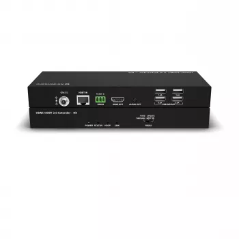 Kindermann HDMI-HDBT 2.0 pagarinātājs - uztvērējs - RS-232 - USB 2.0