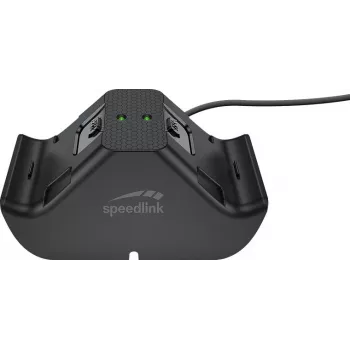 Speedlink JAZZ USB spēļu pults uzlādes statīvs, 1,5 m, melns (SL-260002-BK)