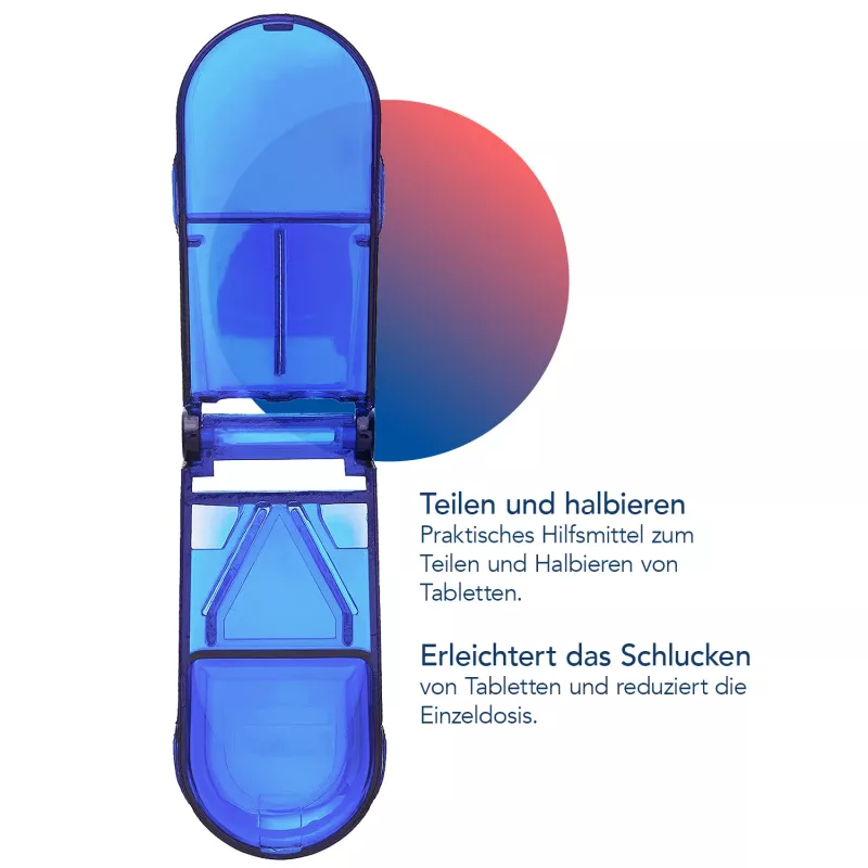 First Aid Only tablešu dalītājs zilā krāsā