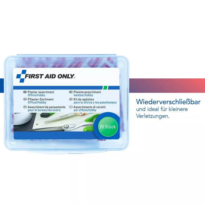 First Aid Only P-10025 Office/Hobby Plasters 20 Pieces/Pack